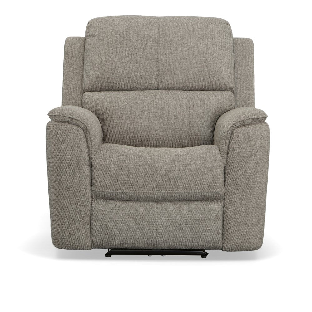 Henry Power Recliner with Power Headrest & Lumbar - Fabric 425-01