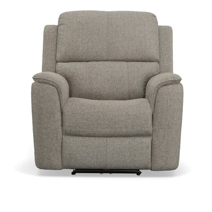 Henry Power Recliner with Power Headrest & Lumbar - Fabric 425-01