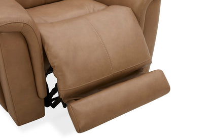 Ranger Power Recliner with Power Headrest, Lumbar, Heat & Massage - Brown