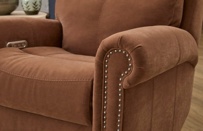 Bernard Collection - Power Recliner with Power Headrest & Lumbar