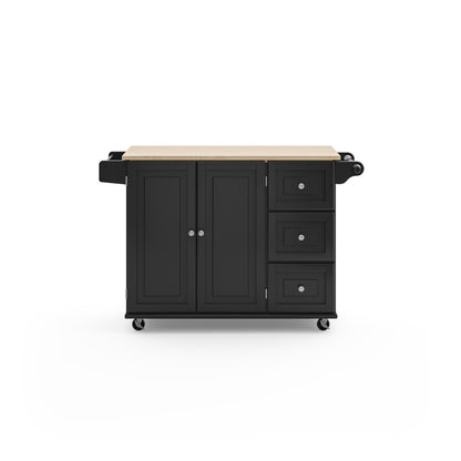 Dolly Madison Kitchen Cart - Black