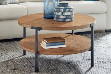Millwork Round Coffee Table - Default Title