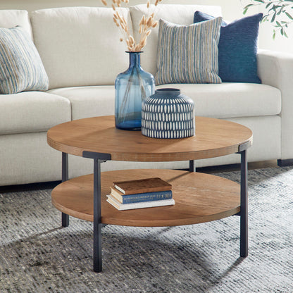 Millwork Round Coffee Table - Default Title