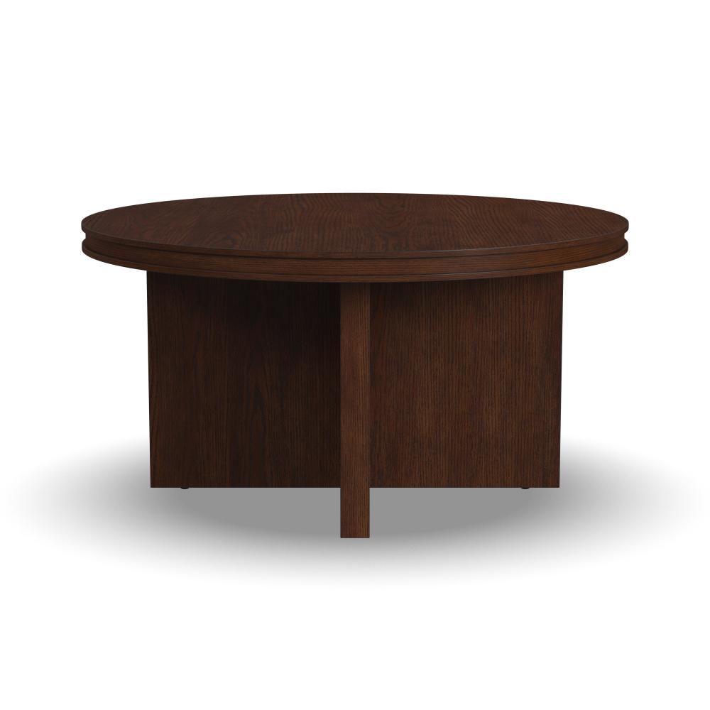 Waterfall Round Coffee Table - Brown - 5000007347