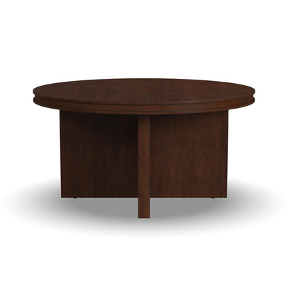 Waterfall Round Coffee Table - Brown - 5000007347