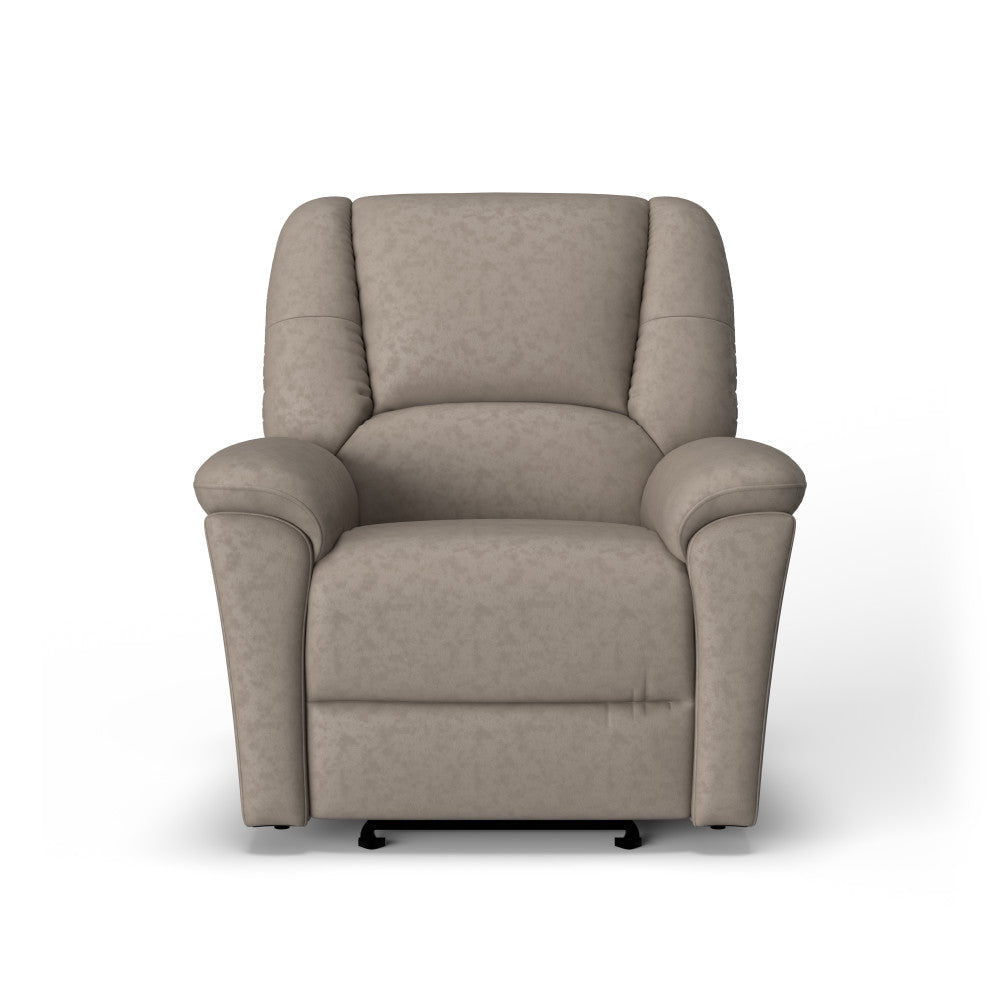 Plush Power Gliding Recliner with Power Headrest & Lumbar - Leather 654-01