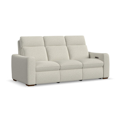 Ava Power Reclining Sofa with Power Headrest & Lumbar - Fabric 157-81