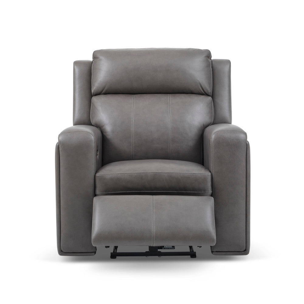 Wyatt Power Recliner with Power Headrest & Lumbar - Leather 705-02