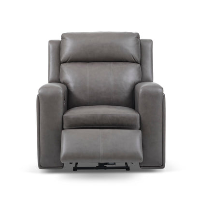 Wyatt Power Recliner with Power Headrest & Lumbar - Leather 705-02