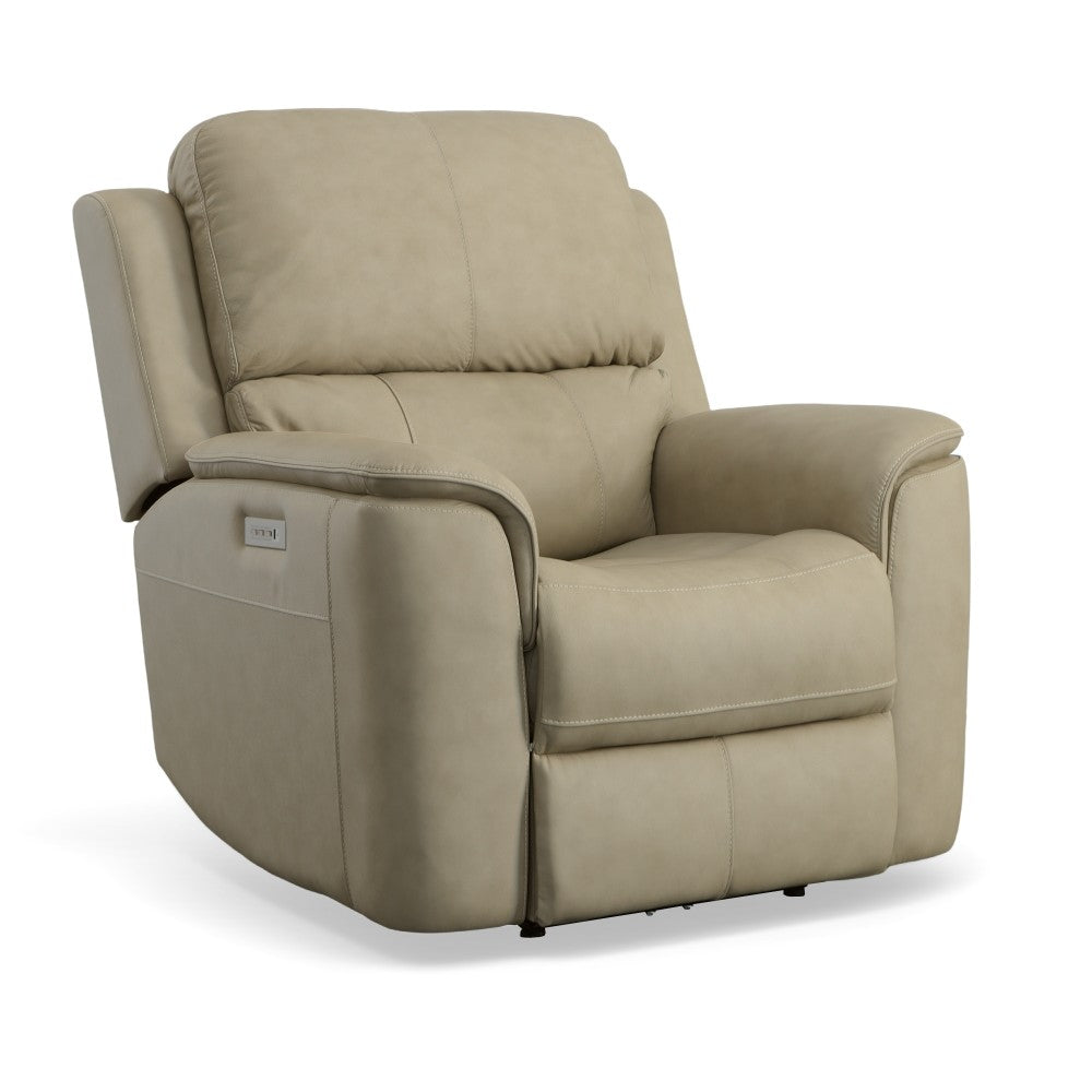 Henry Power Recliner with Power Headrest & Lumbar - Leather 946-80