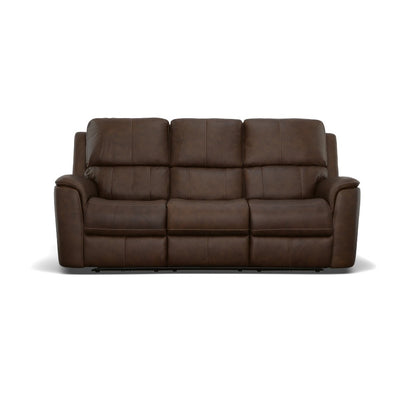 Henry Power Reclining Sofa with Power Headrests & Lumbar - Leather 946-71