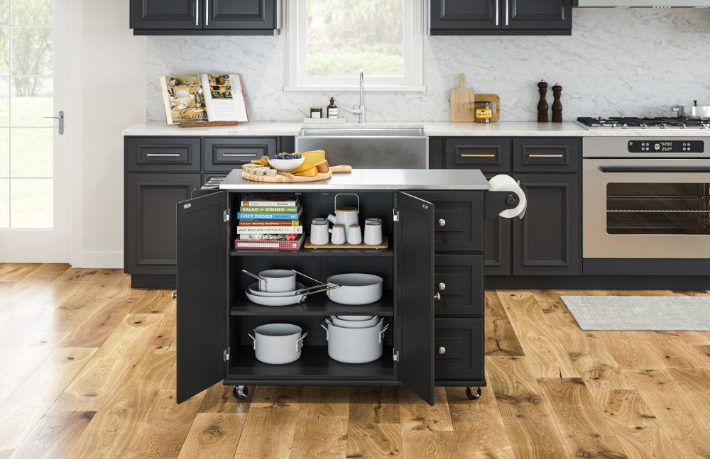 Dolly Madison Kitchen Cart - Black - 5000000011