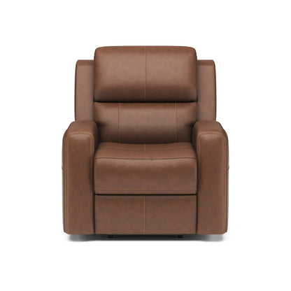 Linden Power Recliner with Power Headrest & Lumbar - Leather 946-72
