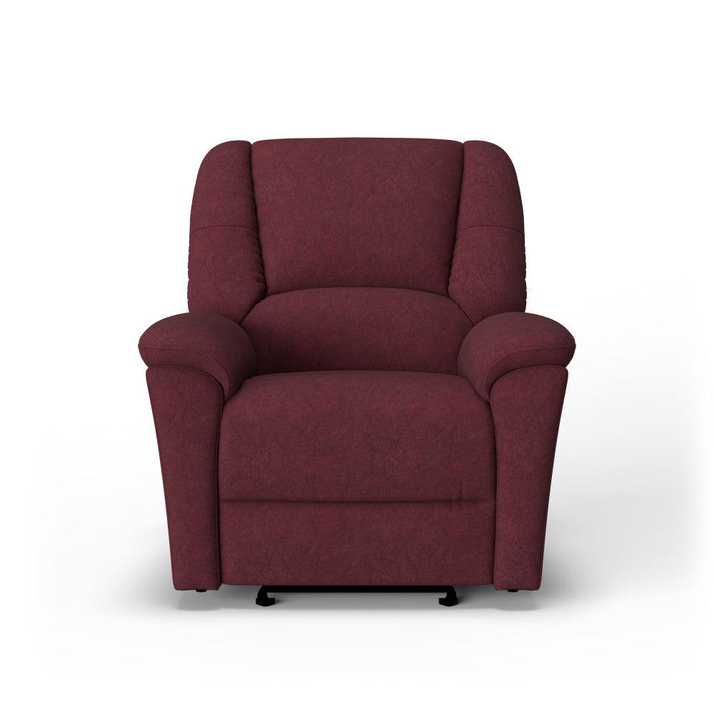 Plush Power Gliding Recliner with Power Headrest & Lumbar - Leather 654-01