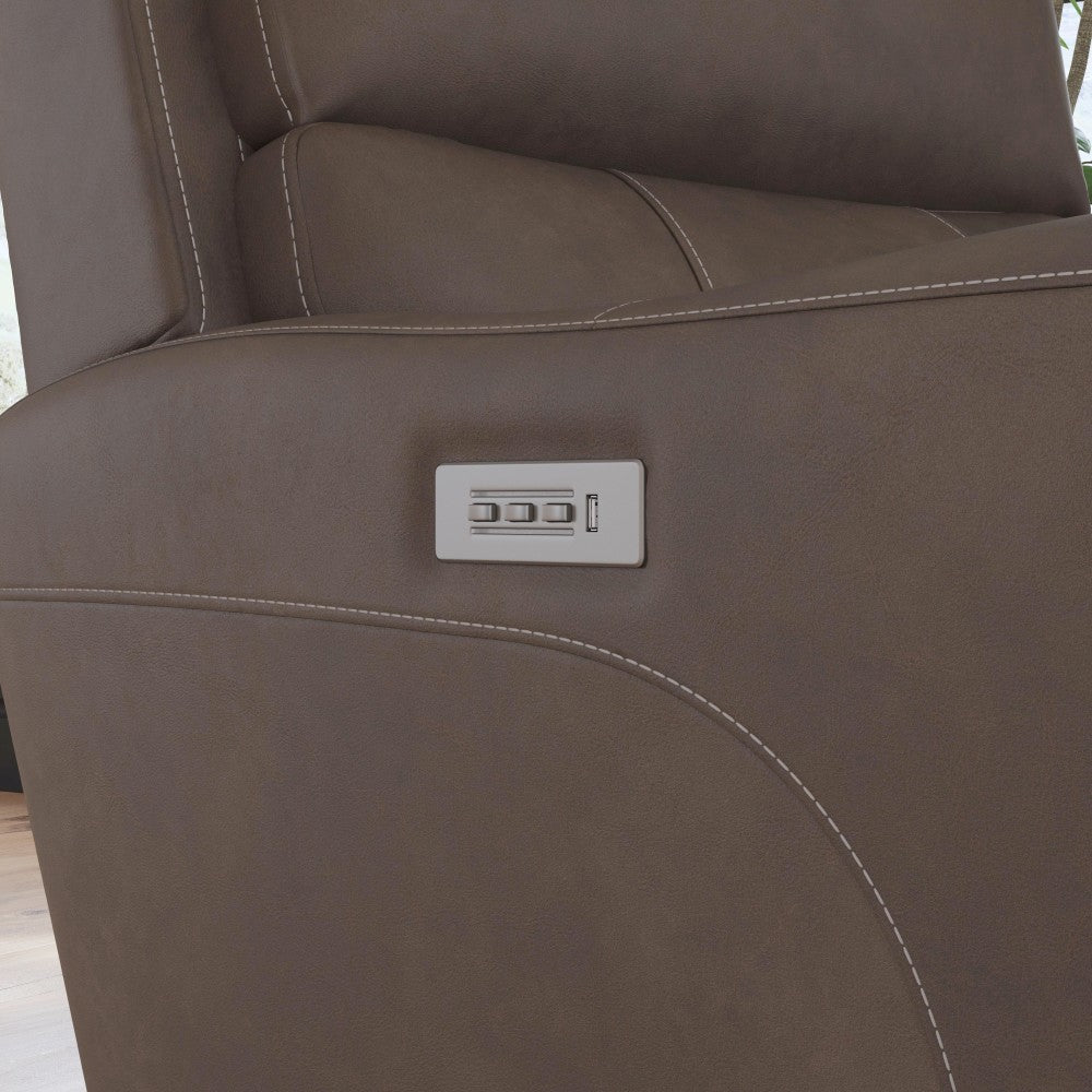 Carter Collection - Power Recliner with Power Headrest & Lumbar