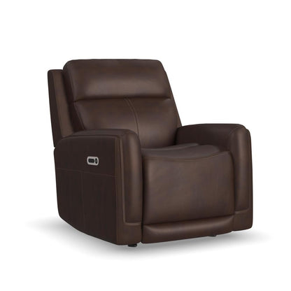 Alister Power Gliding Recliner with Power Headrest and Lumbar - Leather 946-71