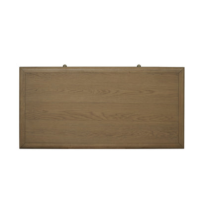 Reed Rectangular Coffee Table with Casters - Default Title