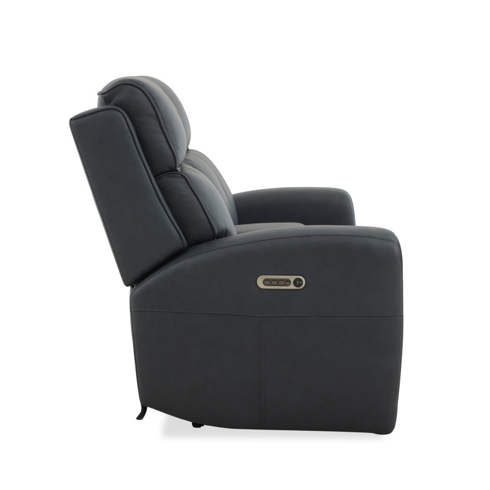 Warren Power Reclining Loveseat with Console, Power Headrest & Lumbar - Default Title