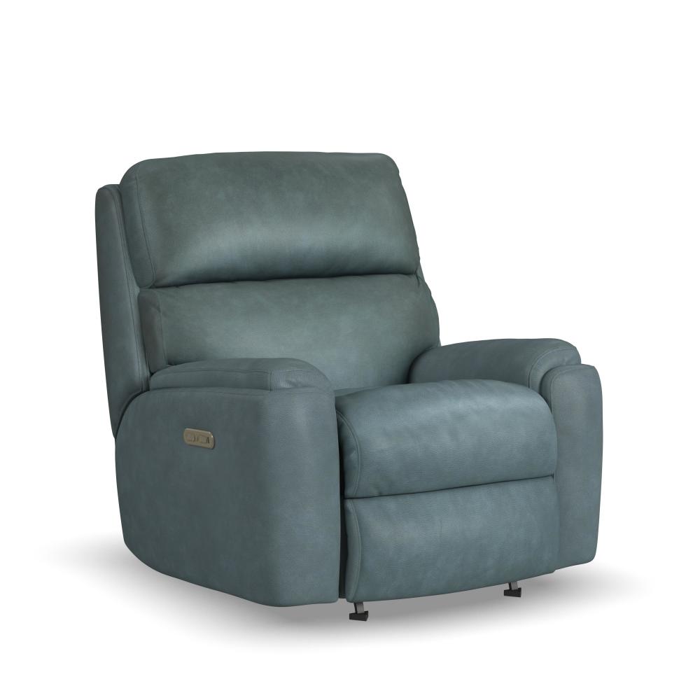 Rio Power Rocking Recliner with Power Headrest - Fabric 386-40