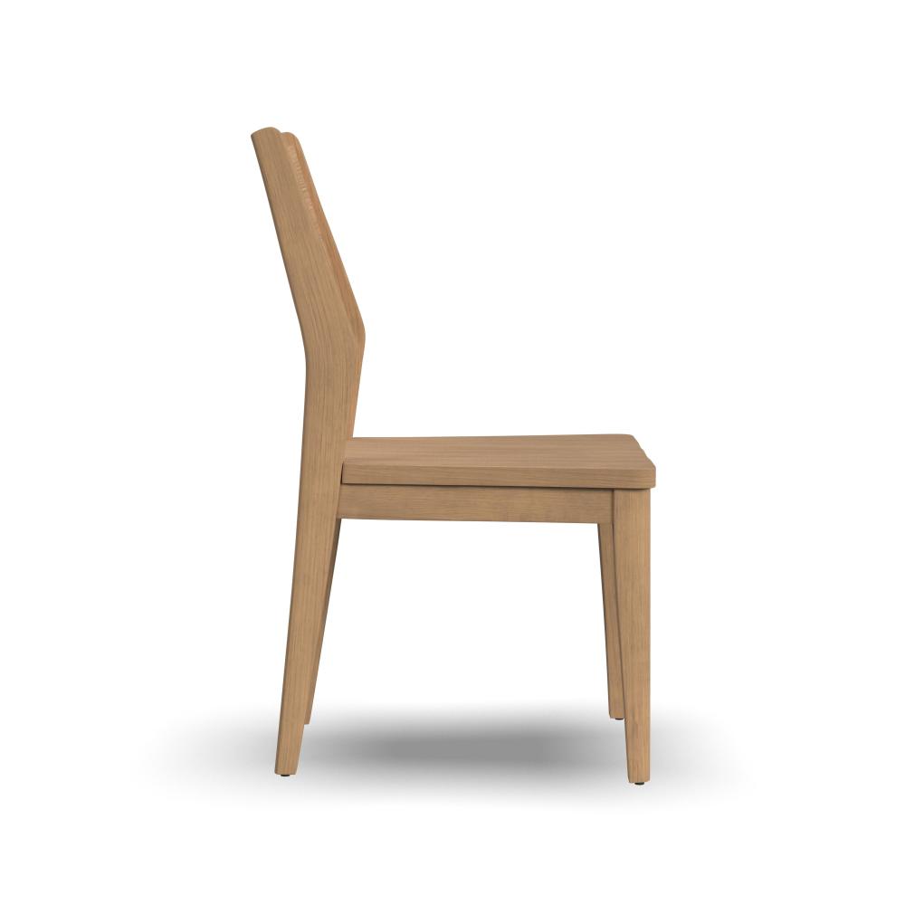 Normandy Pair of Wood Dining Chairs - Default Title