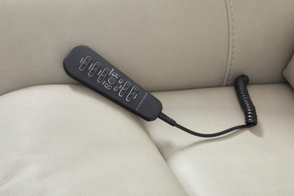 Artemis Power Rocking Recliner with Power Headrest, Lumbar, Heat & Massage - Leather 886-01