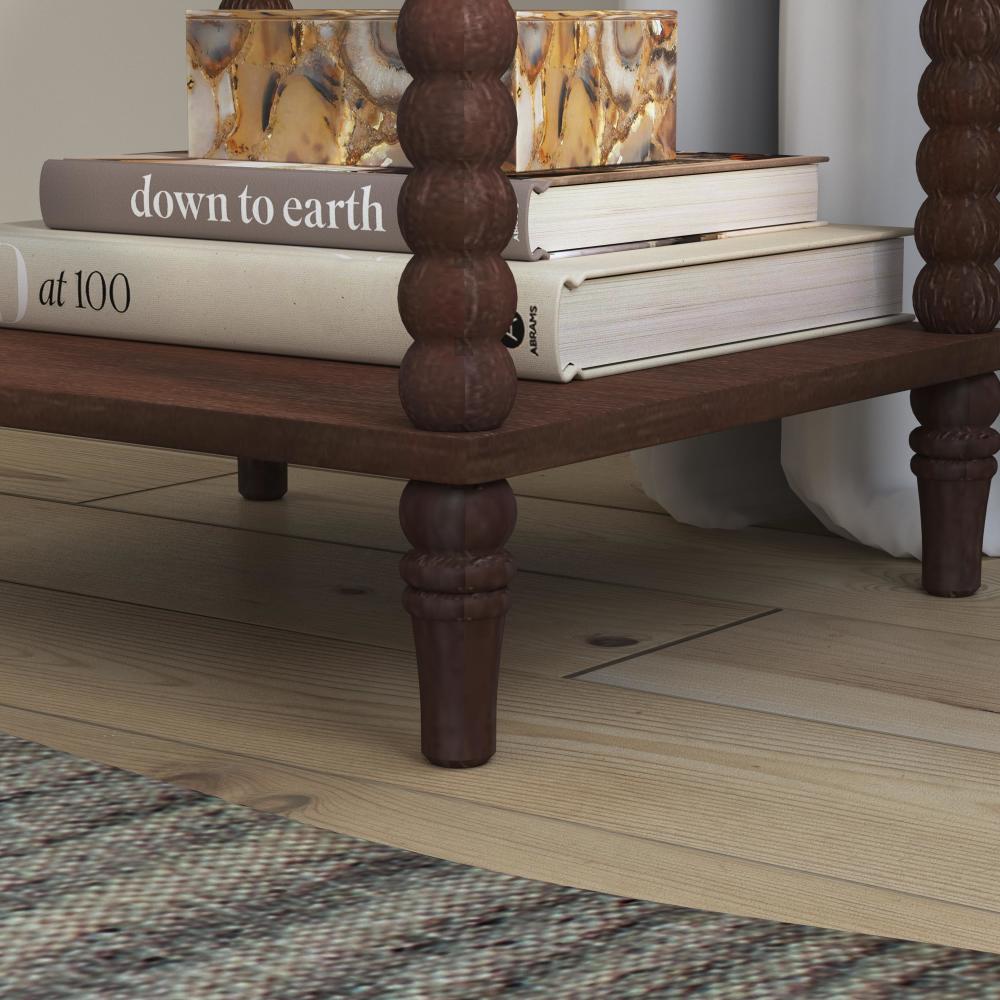 Spindle Nightstand - Brown