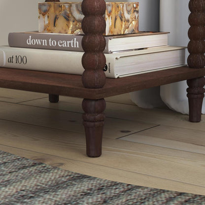 Spindle Nightstand - Brown