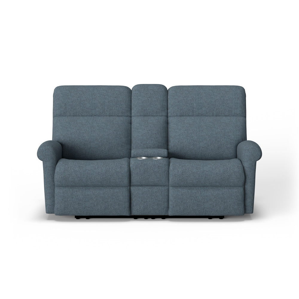 Davis Power Reclining Loveseat with Console & Power Headrests - Default Title