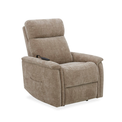 Luma Power Lift Recliner with Power Headrest, Lumbar, Heat & Massage - Fabric 428-75