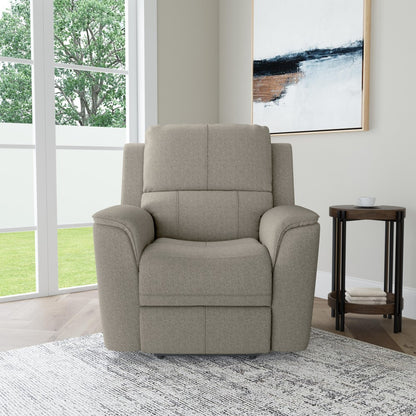 Henry Power Recliner with Power Headrest & Lumbar - Fabric 425-01