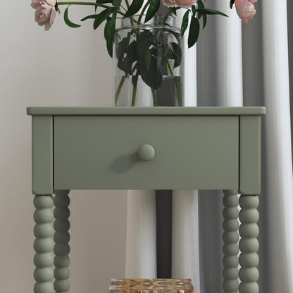 Spindle Nightstand - Green