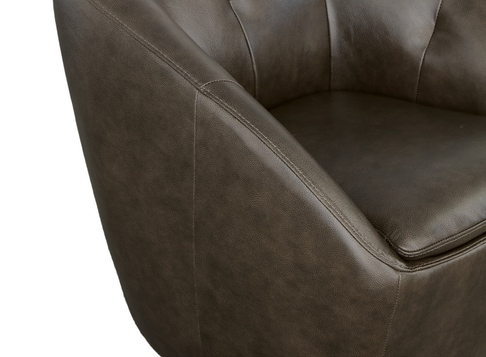 Wade Swivel Chair - Brown