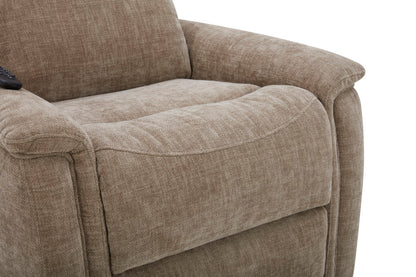 Luma Power Lift Recliner with Power Headrest, Lumbar, Heat & Massage - Fabric 428-75