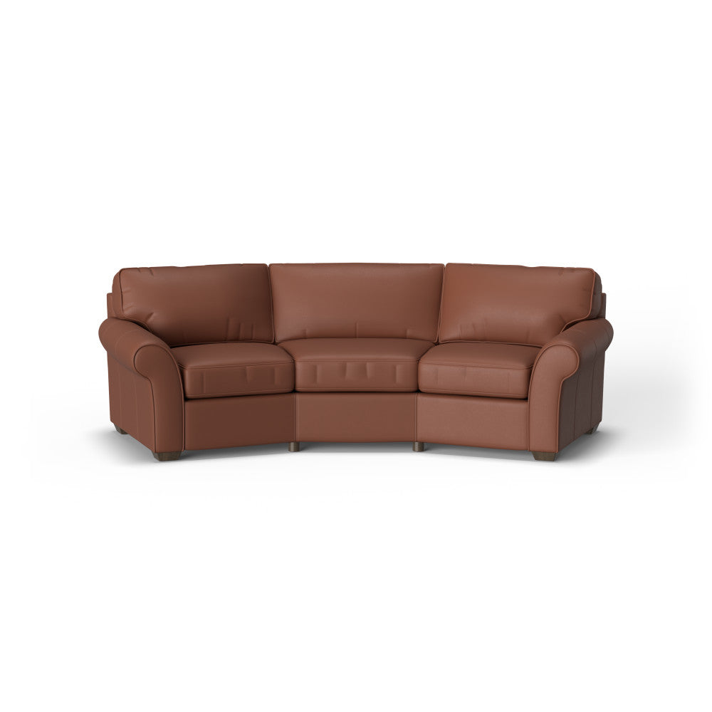 Vail Conversation Sofa - Leather 110-90