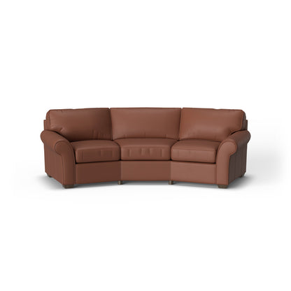 Vail Conversation Sofa - Leather 110-90