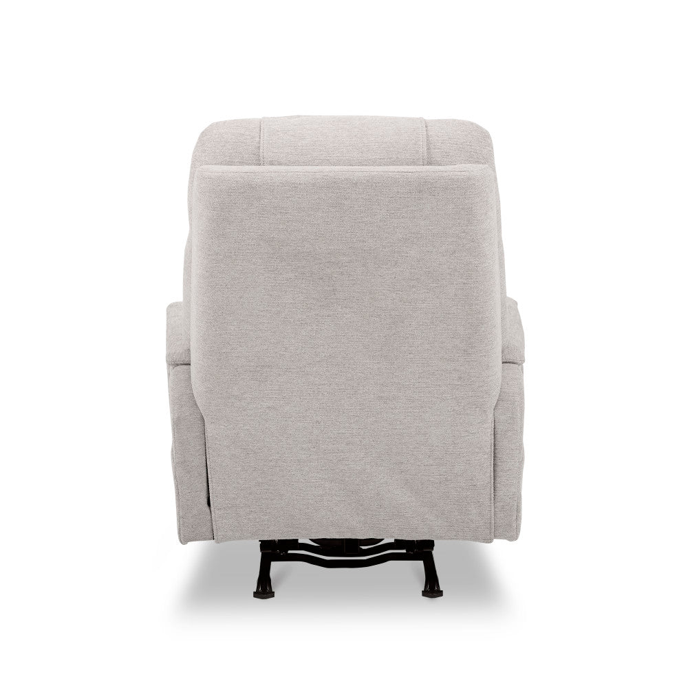 Zecliner Model 3+ Power Rocking Sleep Recliner with Power Headrest, Lumbar, Heat & Massage - Fabric 358-11
