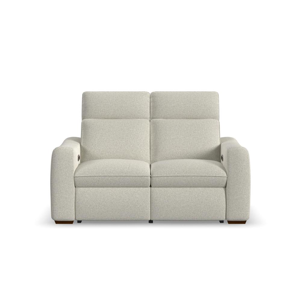 Ava Power Reclining Loveseat with Power Headrest & Lumbar - Fabric 157-81