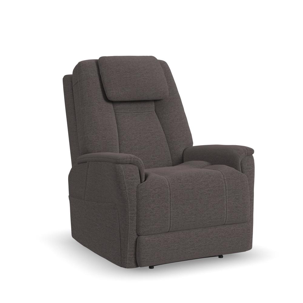 Zecliner Model 3+ Power Rocking Sleep Recliner with Power Headrest, Lumbar, Heat & Massage - Fabric 358-04
