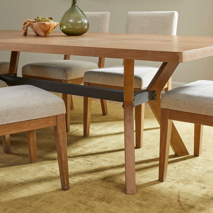 Millwork Rectangular Dining Table - Default Title