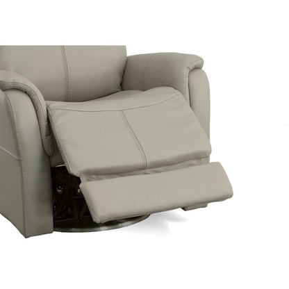View Power Swivel Recliner with Power Headrest - Leather 050-01