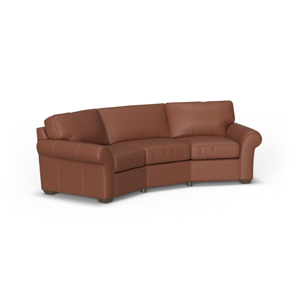 Vail Conversation Sofa - Leather 110-90