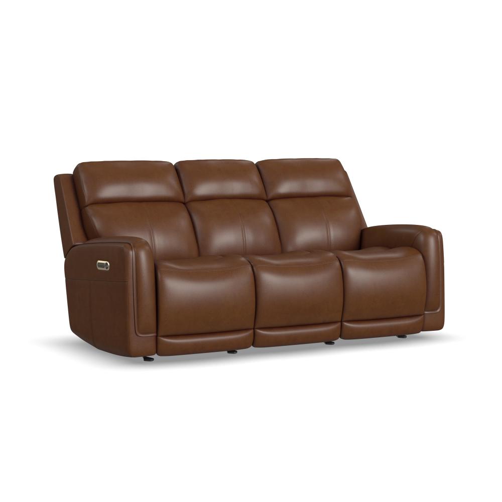 Alister Power Gliding Sofa with Power Headrests & Lumbar - Leather 734-72
