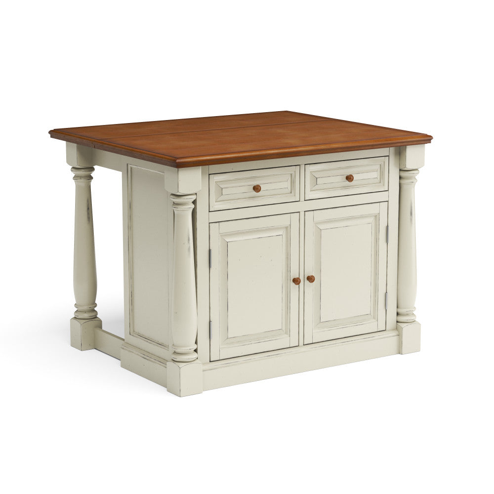 Monarch Kitchen Island - Off-White