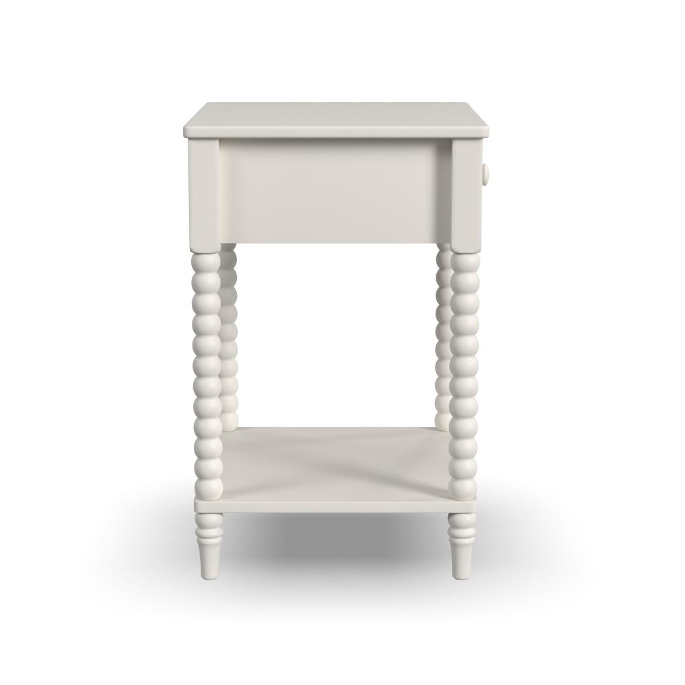 Spindle Nightstand - White