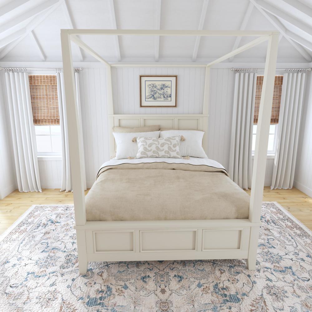 Naples Queen Canopy Bed - Default Title