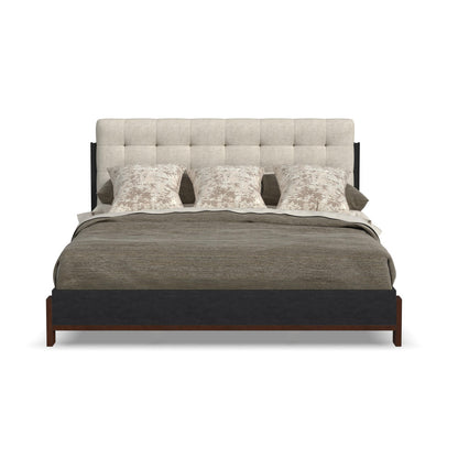 Waterfall King Upholstered Bed - Default Title