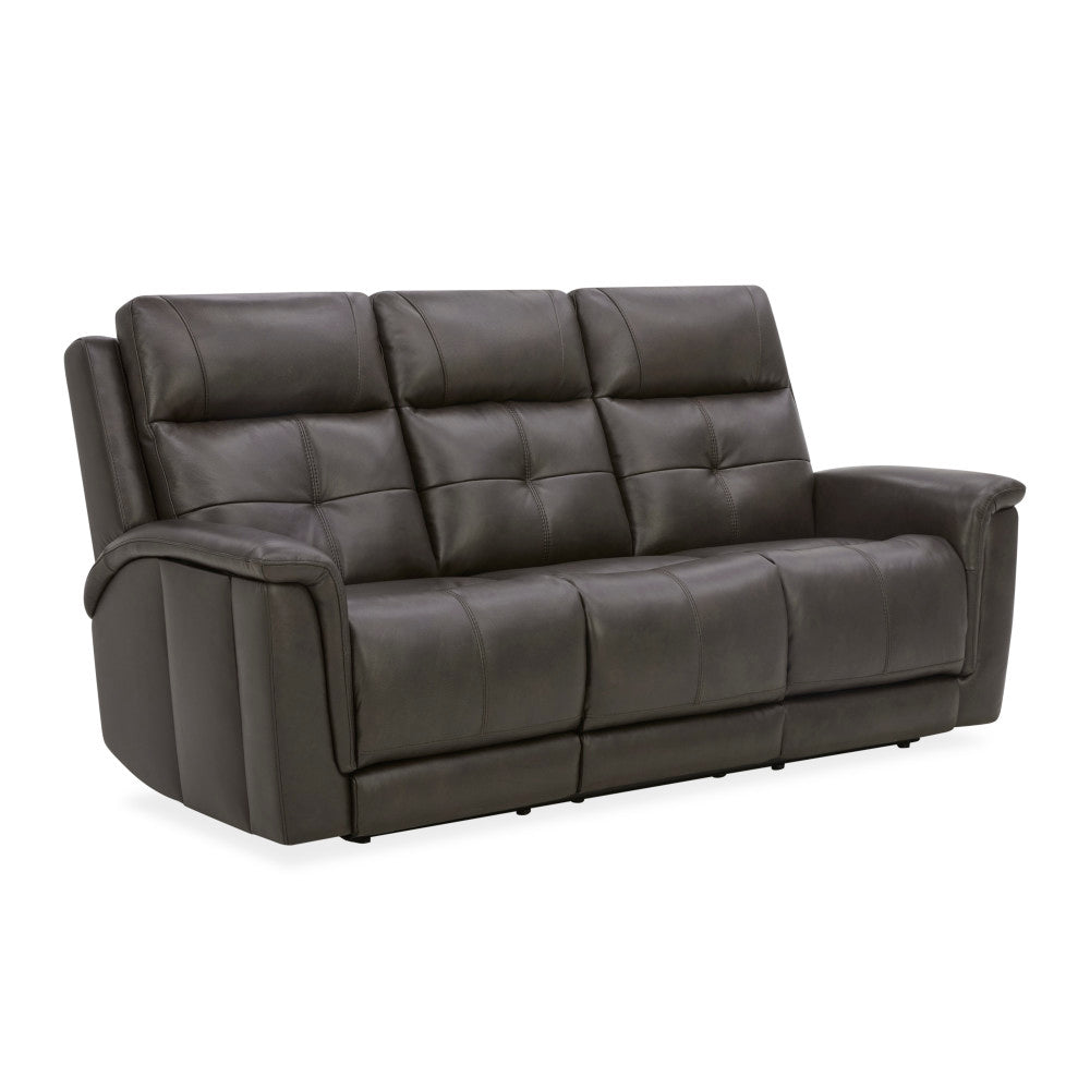 Ranger Power Reclining Sofa with Console, Power Headrest, Lumbar, Heat & Massage - Leather 439-70