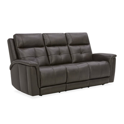 Ranger Power Reclining Sofa with Console, Power Headrest, Lumbar, Heat & Massage - Leather 439-70