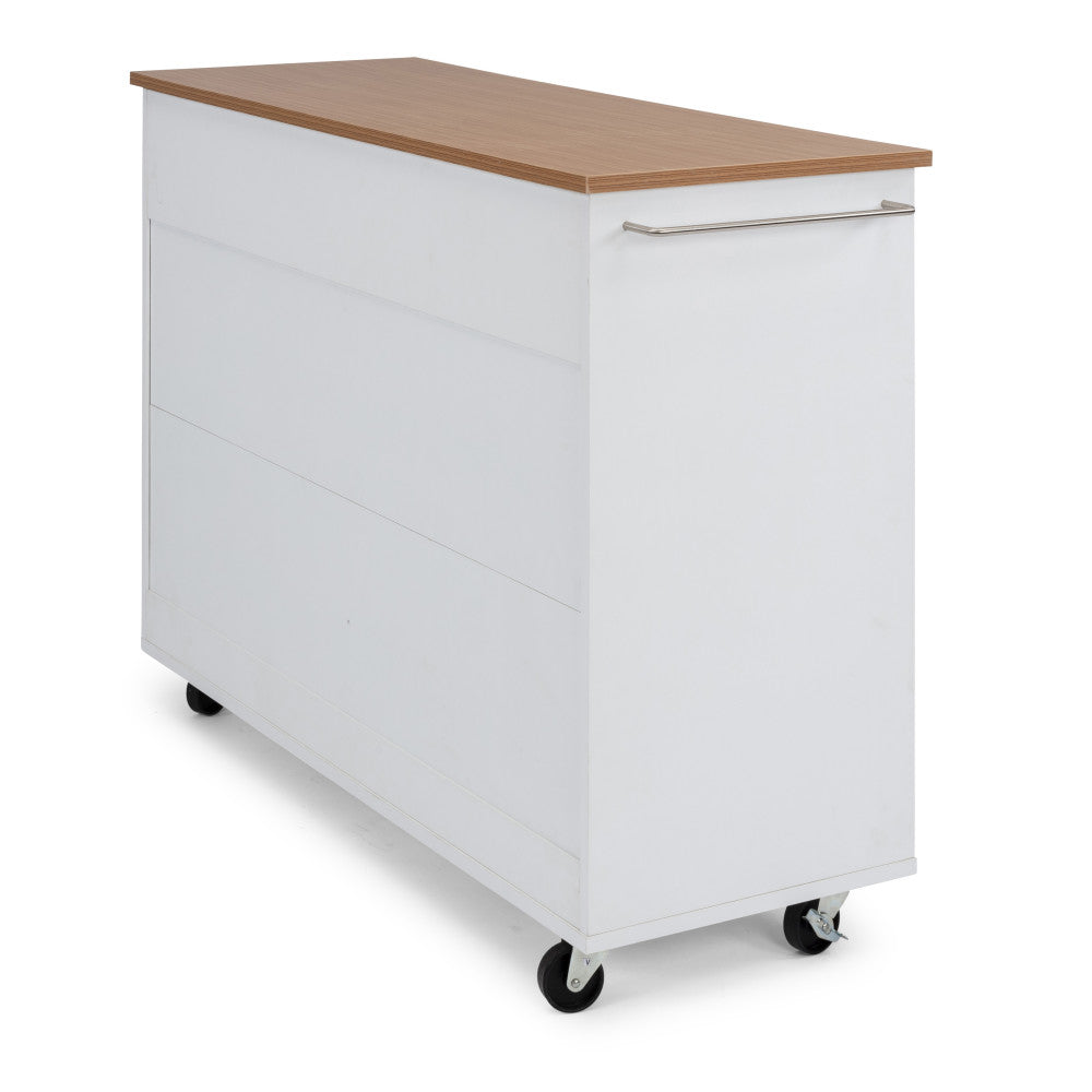 Storage Plus Kitchen Cart - Off-White