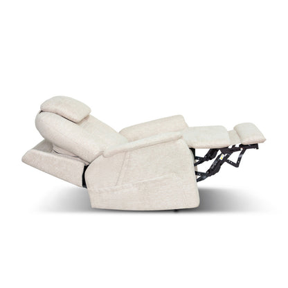 Zecliner Model 3+ Petite Power Sleep Chair with Power Headrest, Lumbar, Heat & Massage - Fabric 358-11
